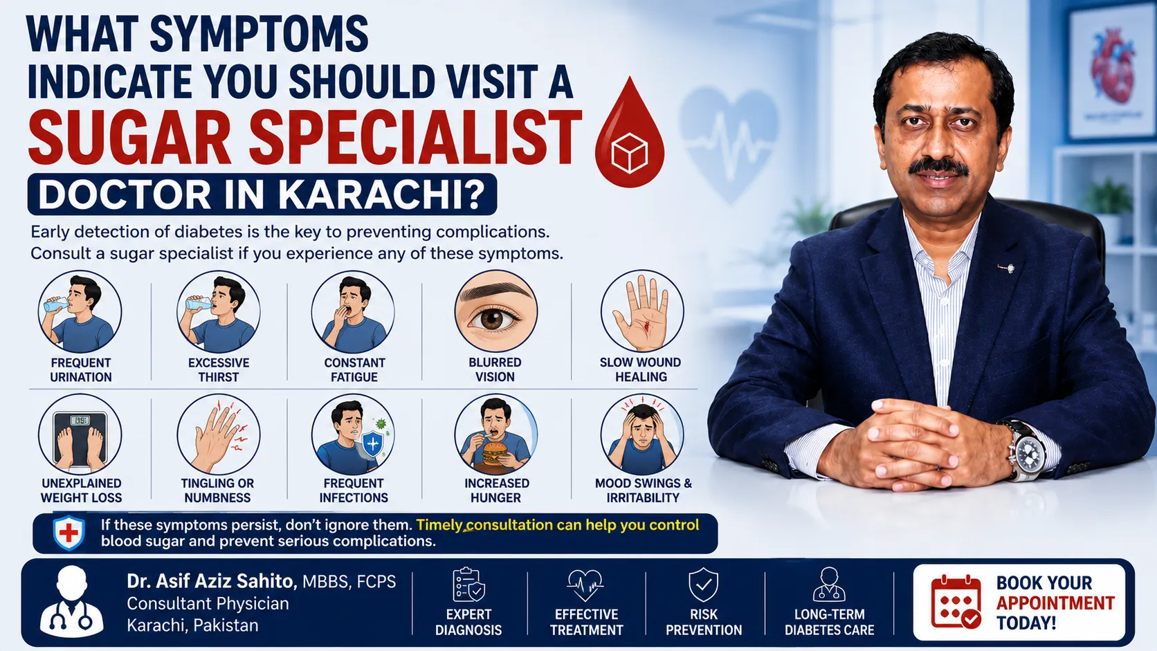 What Symptoms Indicate You Should Visit a Sugar Specialist Doctor in Karachi