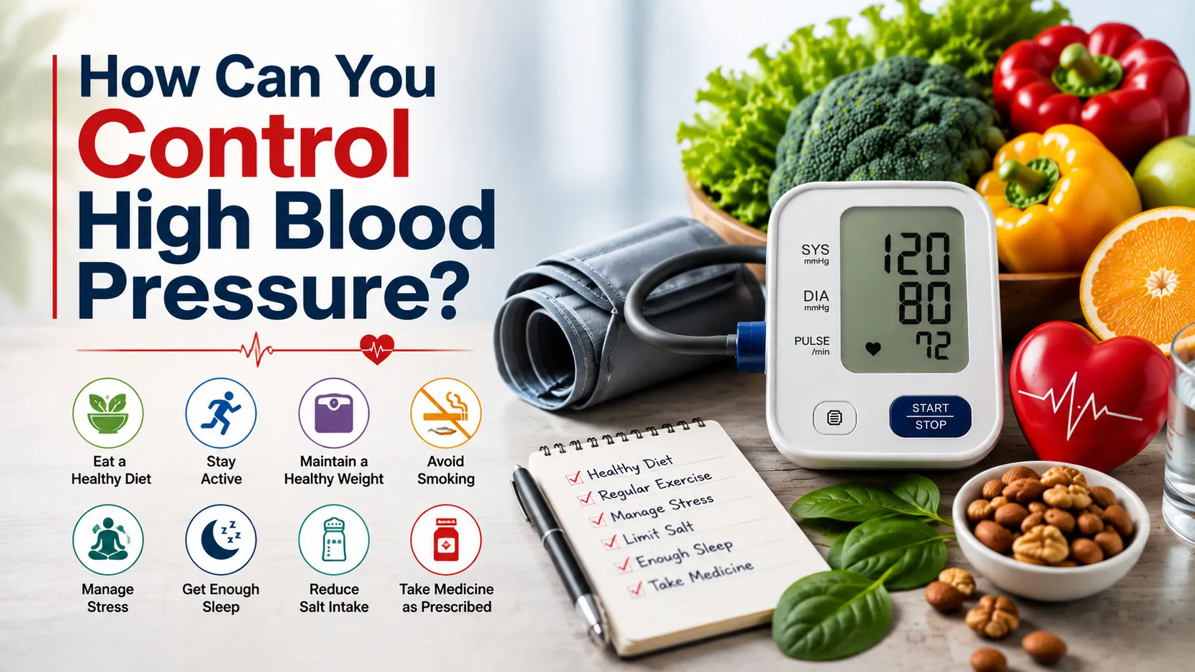 How Can You Control High Blood Pressure