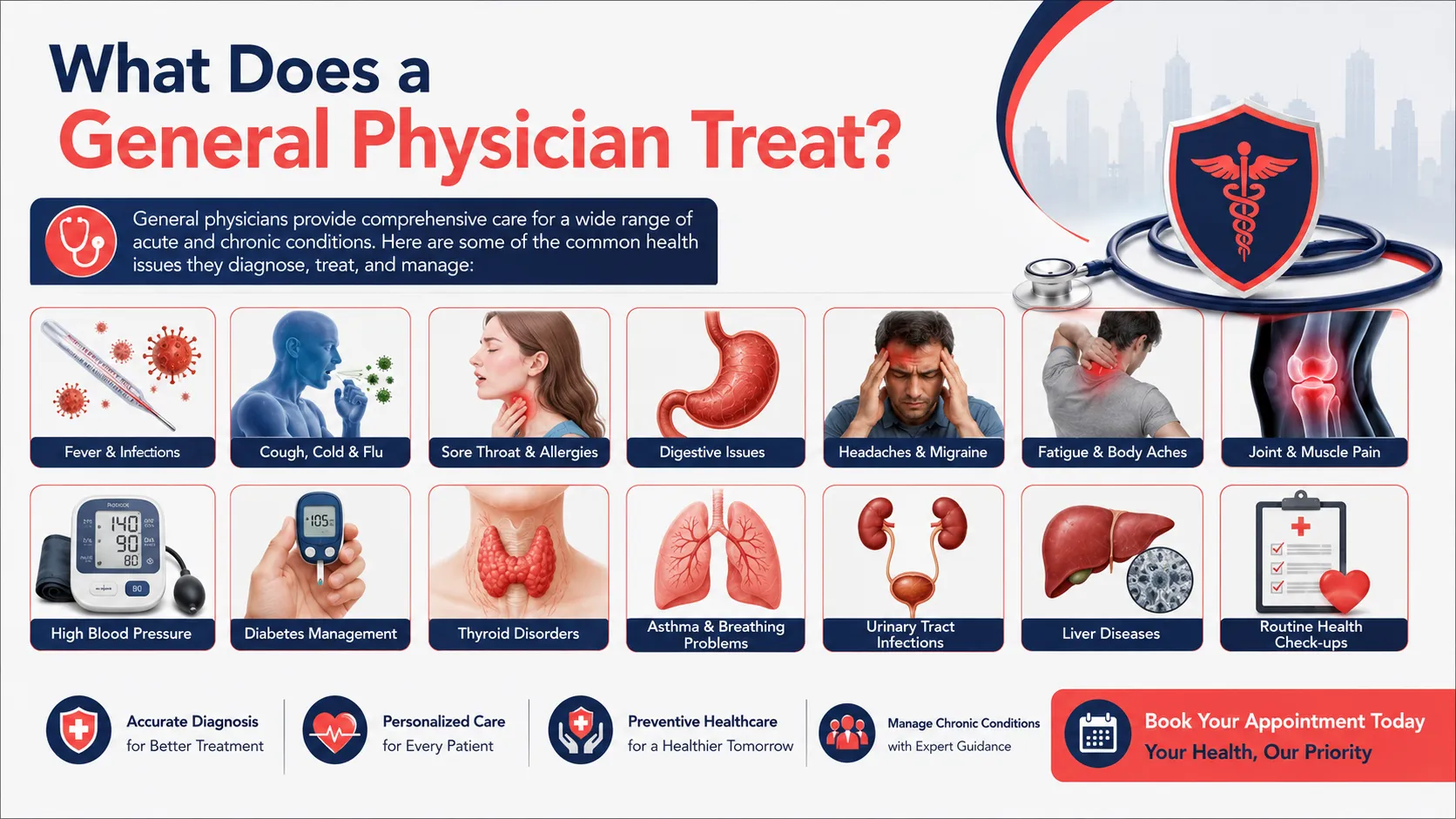 What Does a General Physician Treat