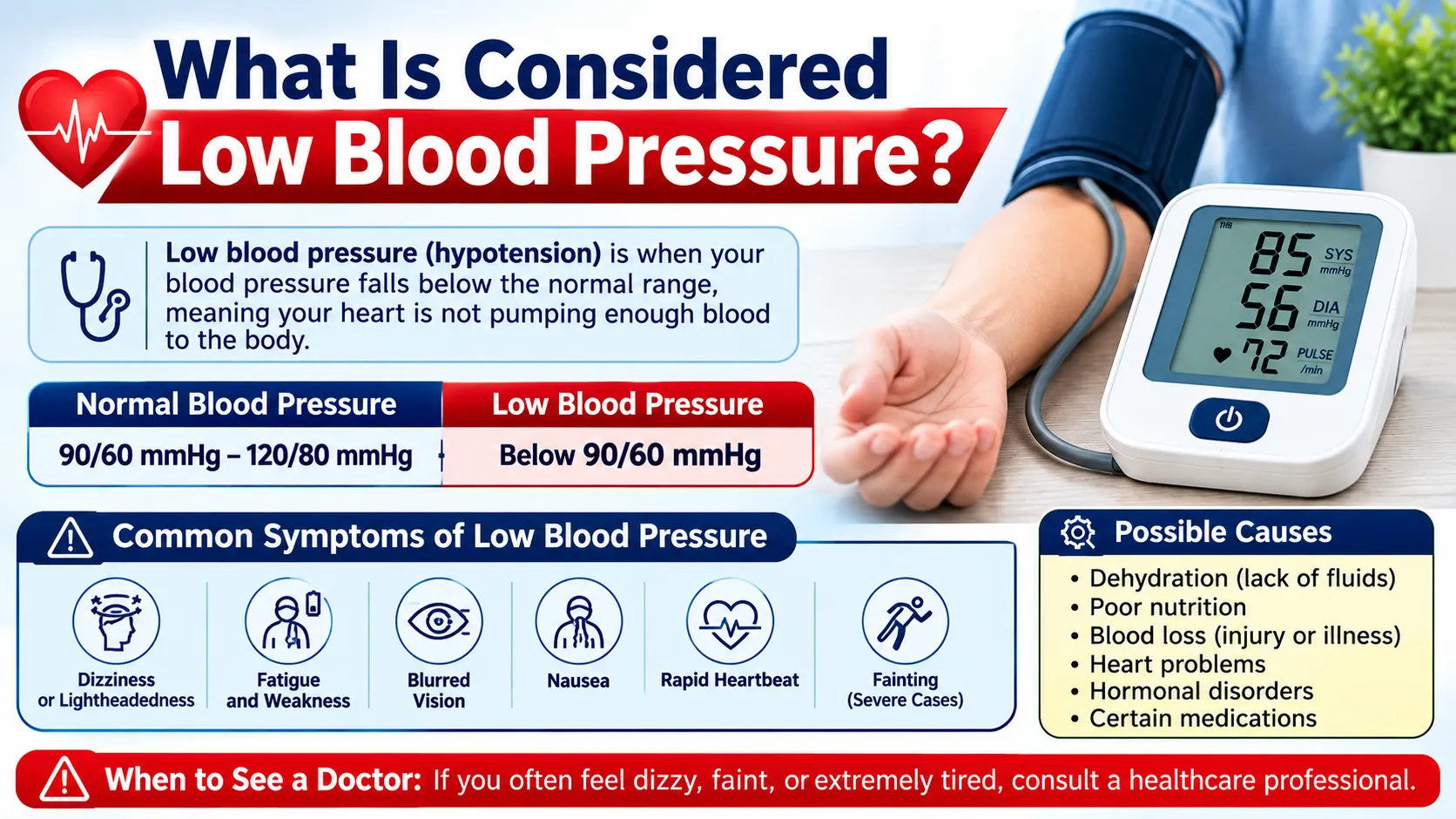 What Is Considered Low Blood Pressure