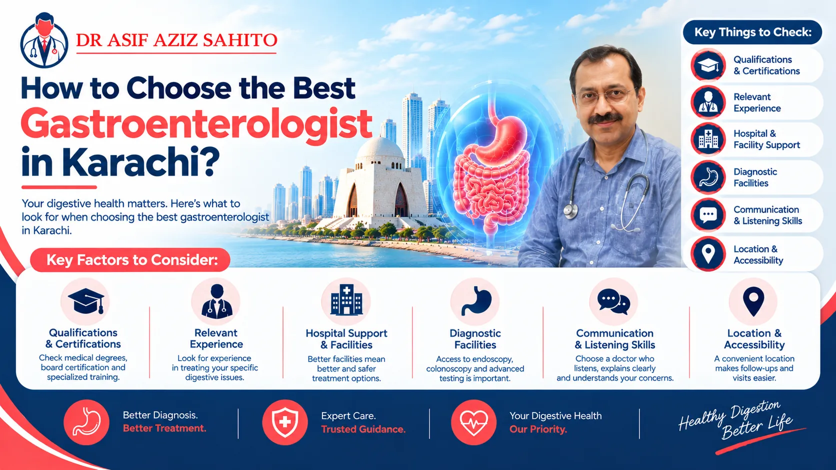 How to Choose the Best Gastroenterologist in Karachi