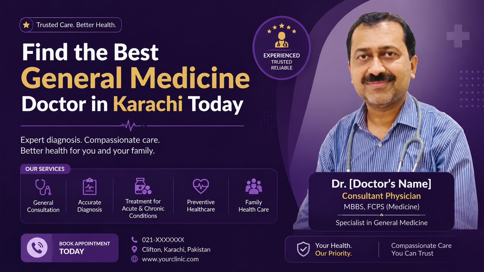 General Medicine Doctor in Karachi