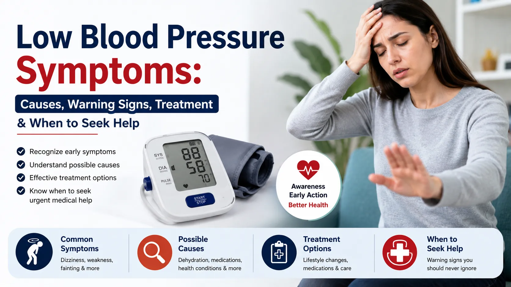 low blood pressure symptoms