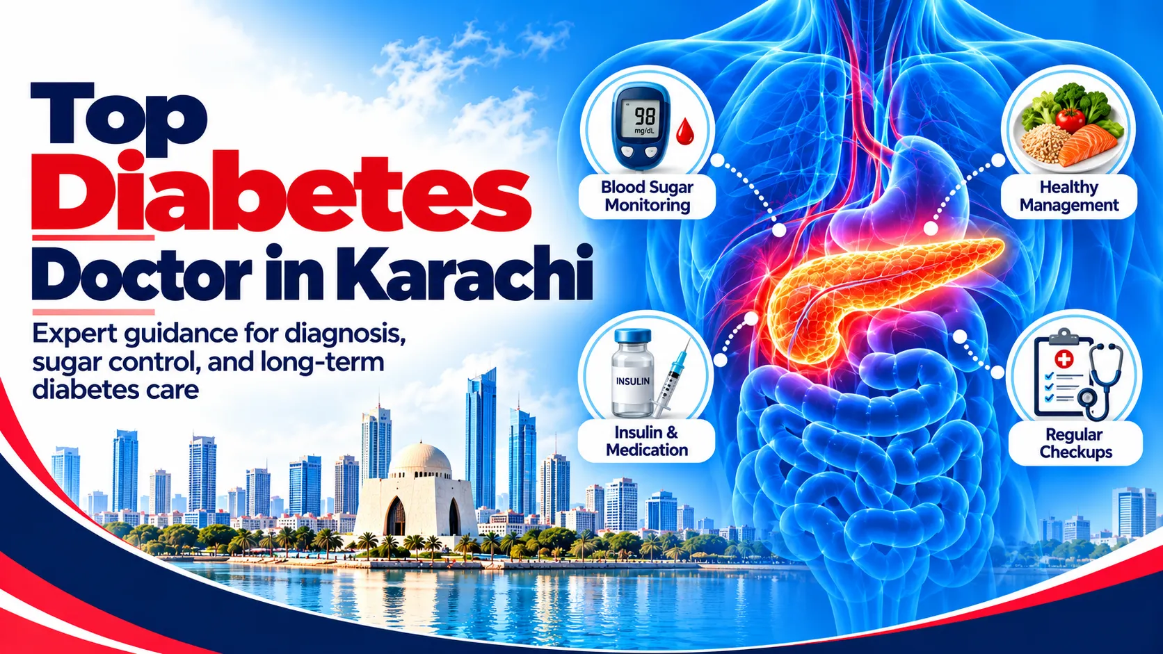 top diabetes doctor in karachi